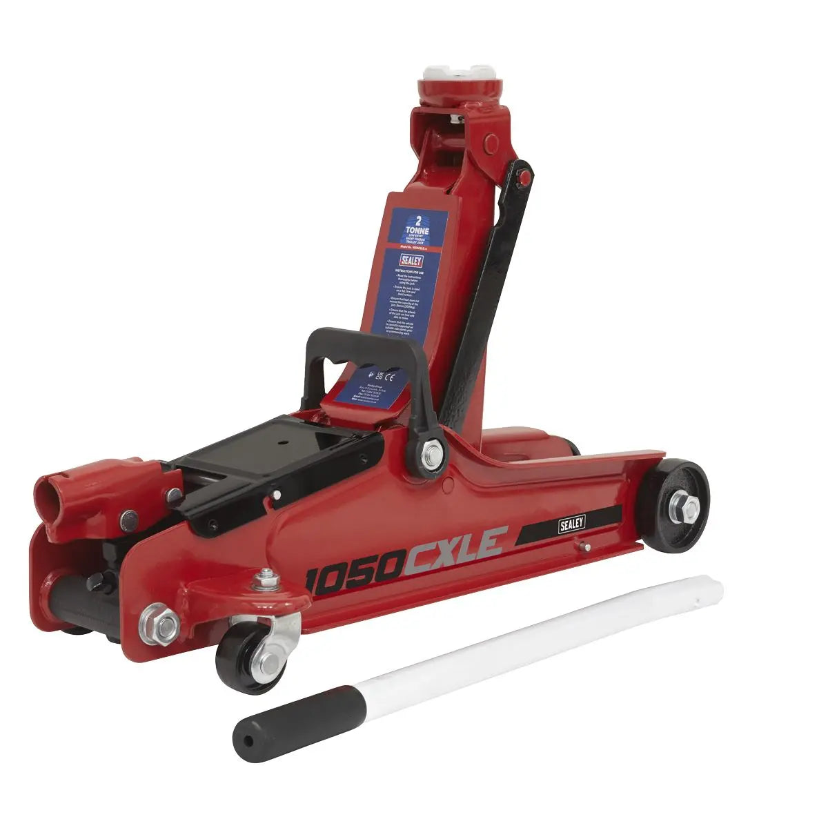 Sealey Low Profile Short Chassis Trolley Jack 2 Tonne 