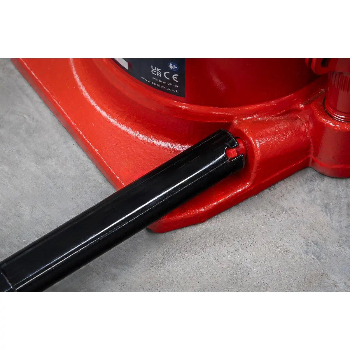 Sealey Low Profile Telescopic Bottle Jack 20 Tonne  White Rose Tools