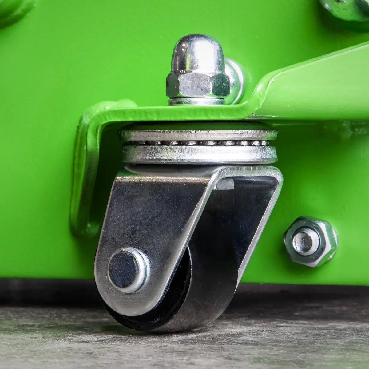 Sealey Low Profile Trolley Jack with Rocket Lift 3 Tonne - Green  White Rose Tools