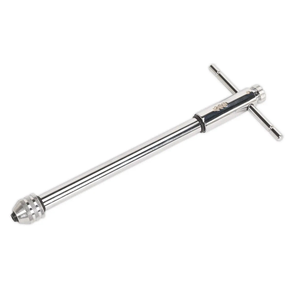 Sealey M5-M12 Long Handle Ratchet Tap Wrench 290mm Multi Positional Sliding T Bar 