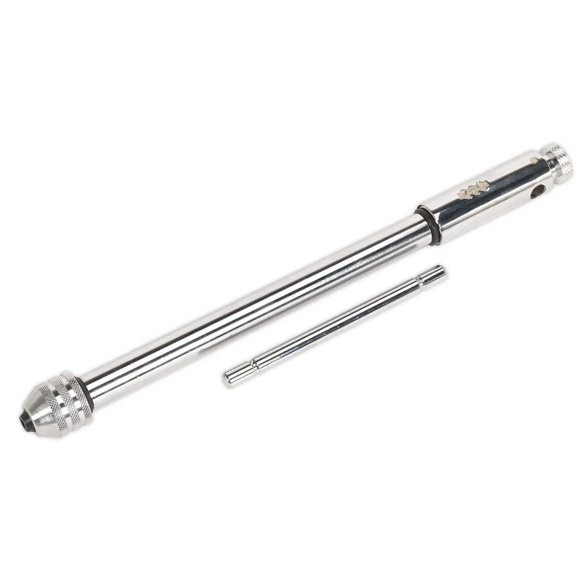 Sealey M5-M12 Long Handle Ratchet Tap Wrench 290mm Multi Positional Sliding T Bar 