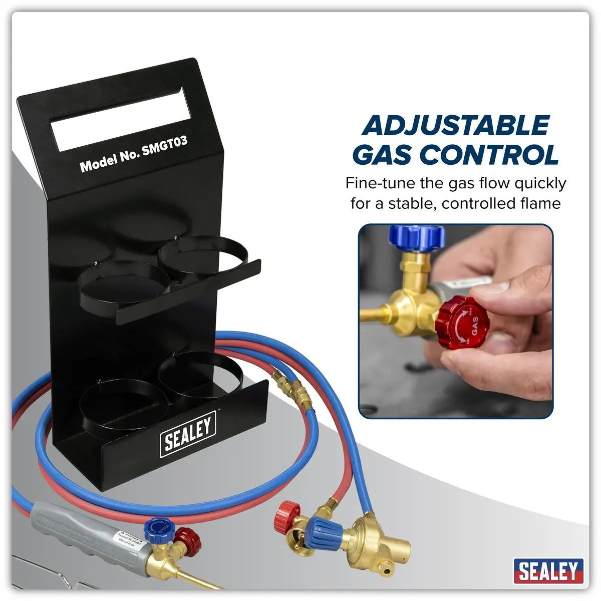 Sealey MAPP Gas & Oxygen Brazing Kit  White Rose Tools