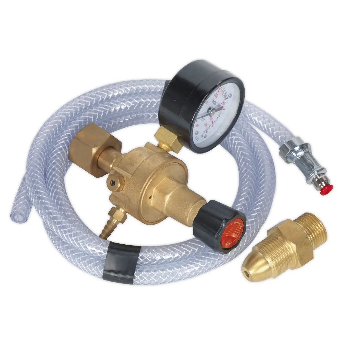 Sealey MIG Gas Regulator Kit 1-Gauge Regulator Industrial 