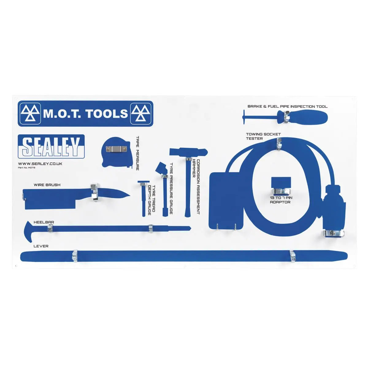 Sealey MOT Tool Board 