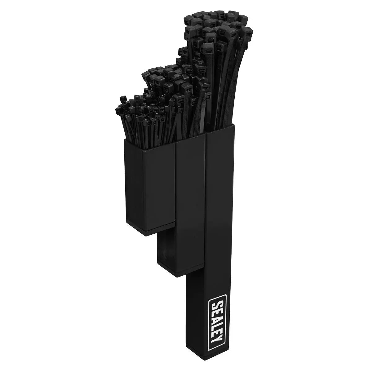 Sealey Magnetic Cable Tie Holder - Black  White Rose Tools