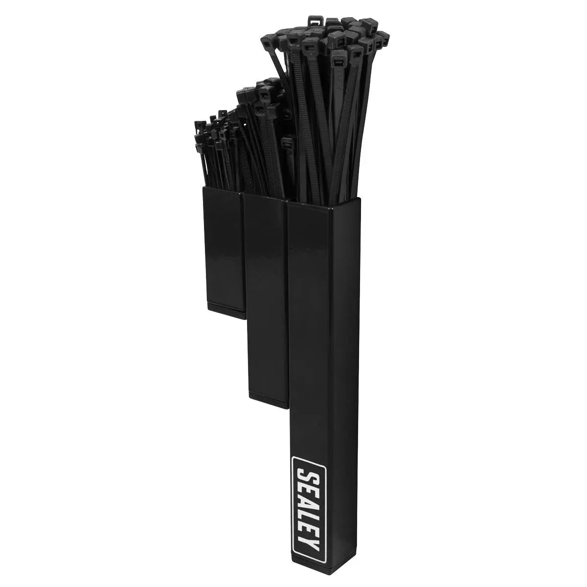 Sealey Magnetic Cable Tie Holder - Black  White Rose Tools