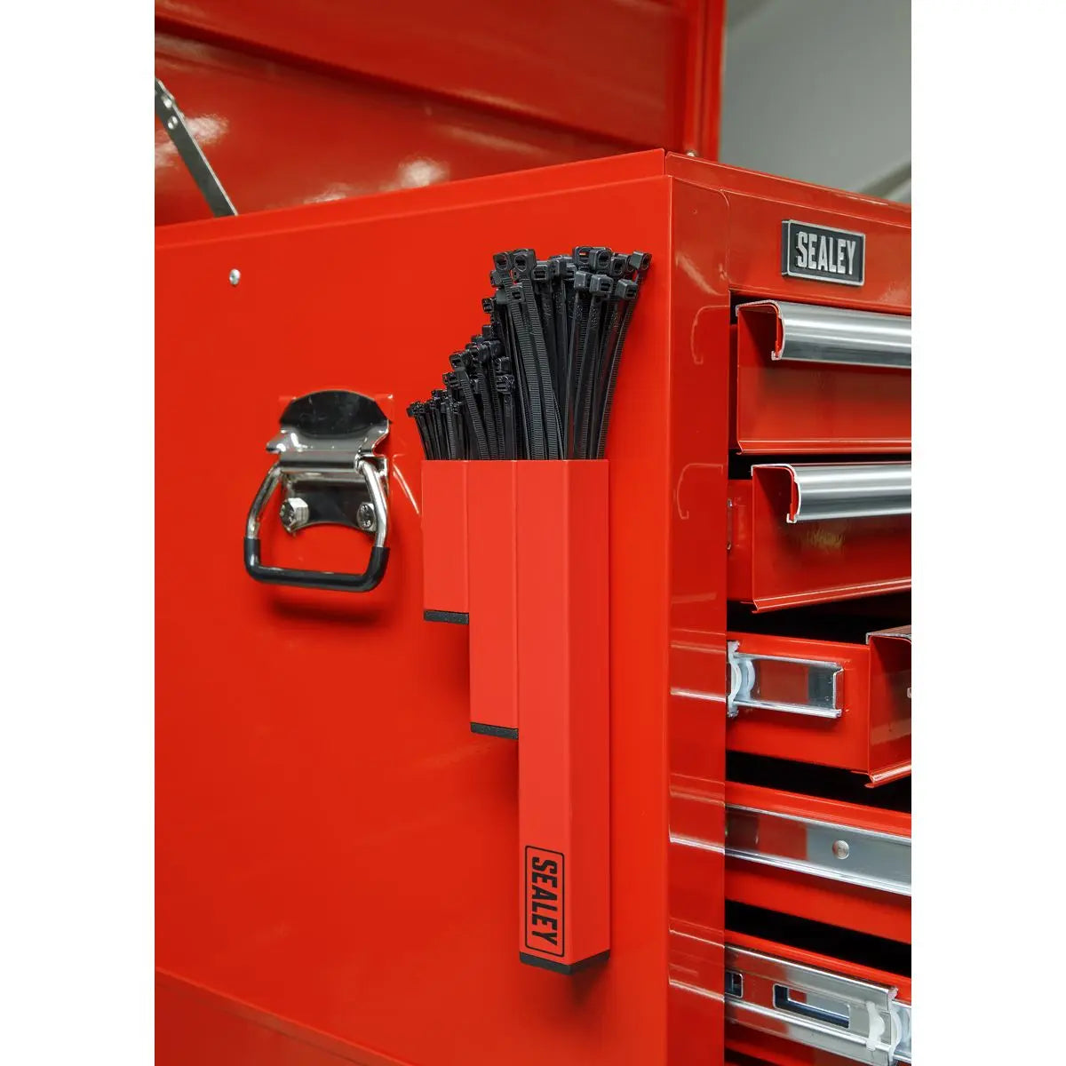 Sealey Magnetic Cable Tie Holder - Red 