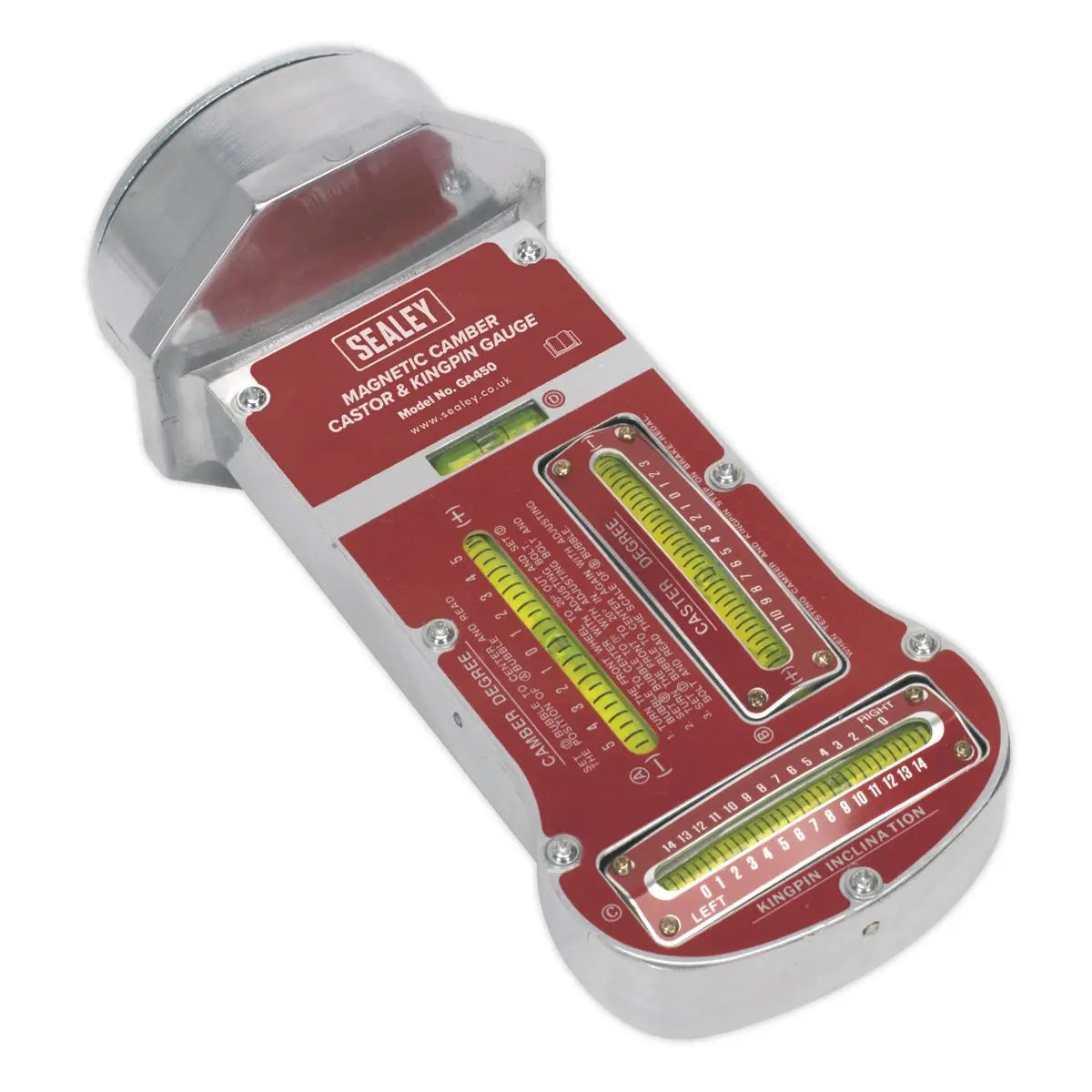 Sealey Magnetic Camber Castor & Kingpin Gauge 