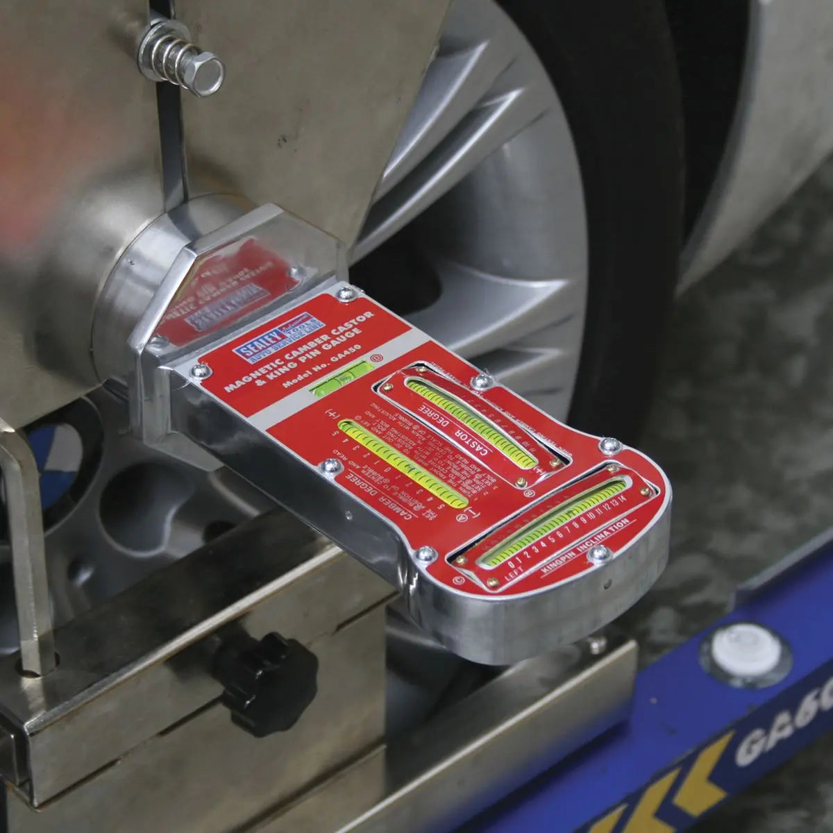 Sealey Magnetic Camber Castor & Kingpin Gauge 