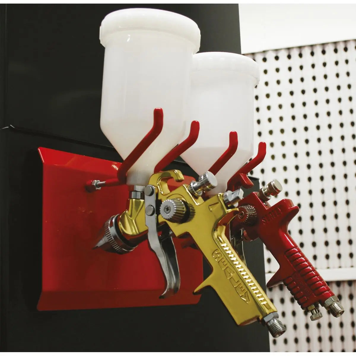 Sealey Magnetic Spray Gun Holder - 2 Gun 