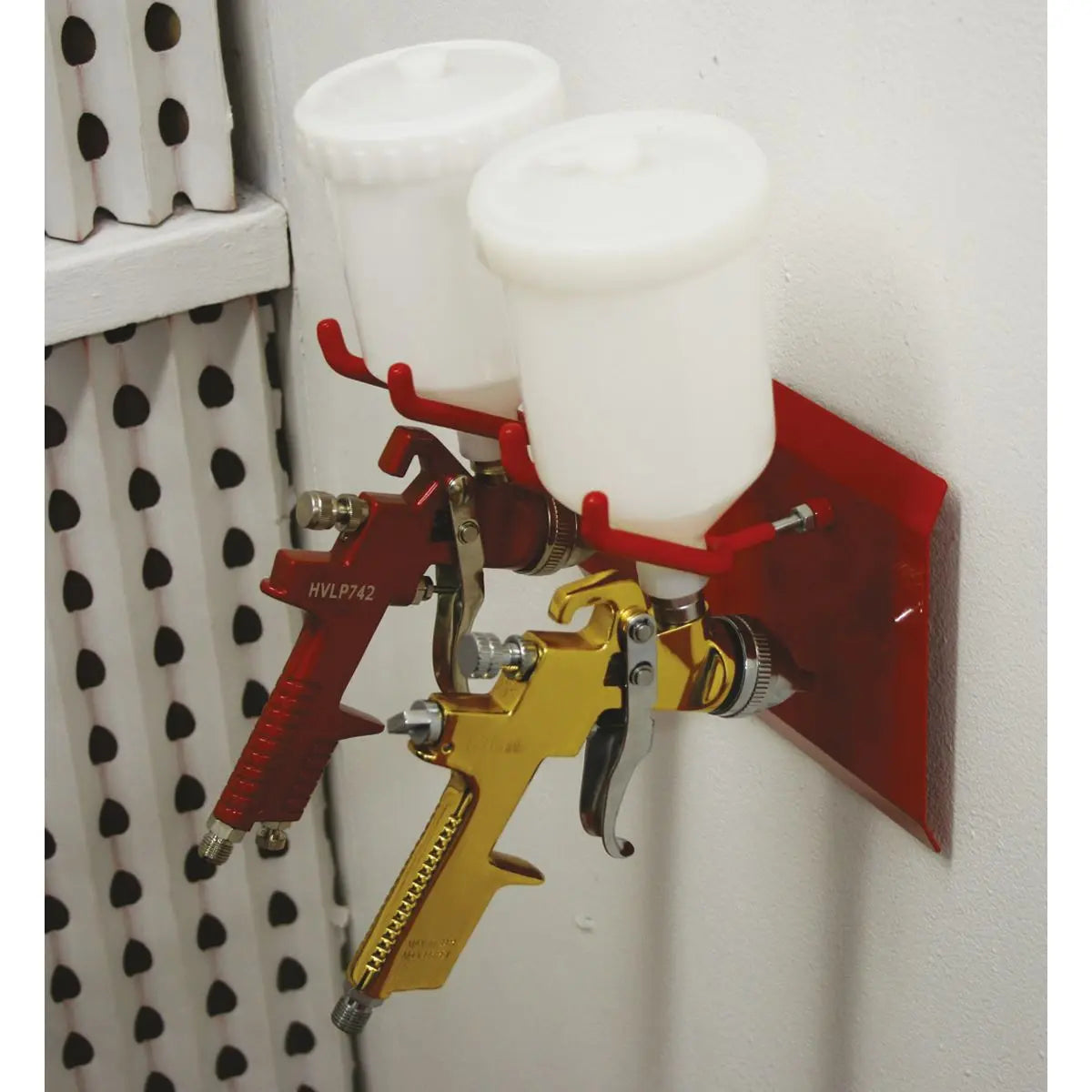 Sealey Magnetic Spray Gun Holder - 2 Gun 
