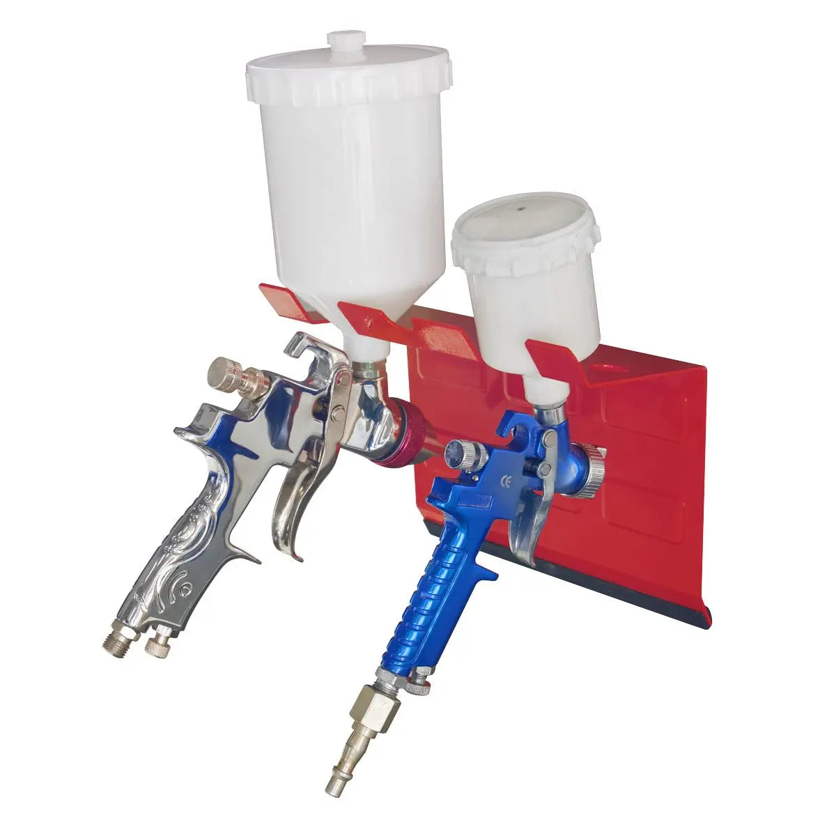 Sealey Magnetic Spray Gun Holder 2 Gun Heavy Duty Bracket 