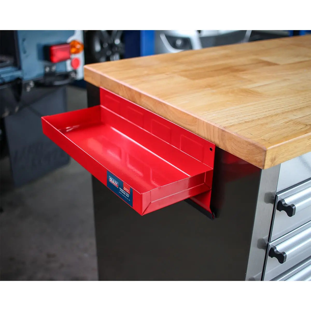 Sealey Magnetic Tool Storage Tray 310 x 115mm 