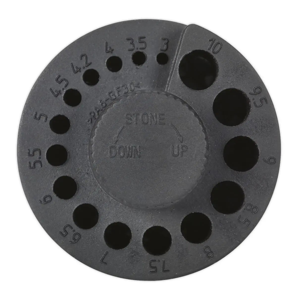 Sealey Manual Drill Bit Sharpener Manual 43mm Collar 3-10mm HSS Cobalt Bits 