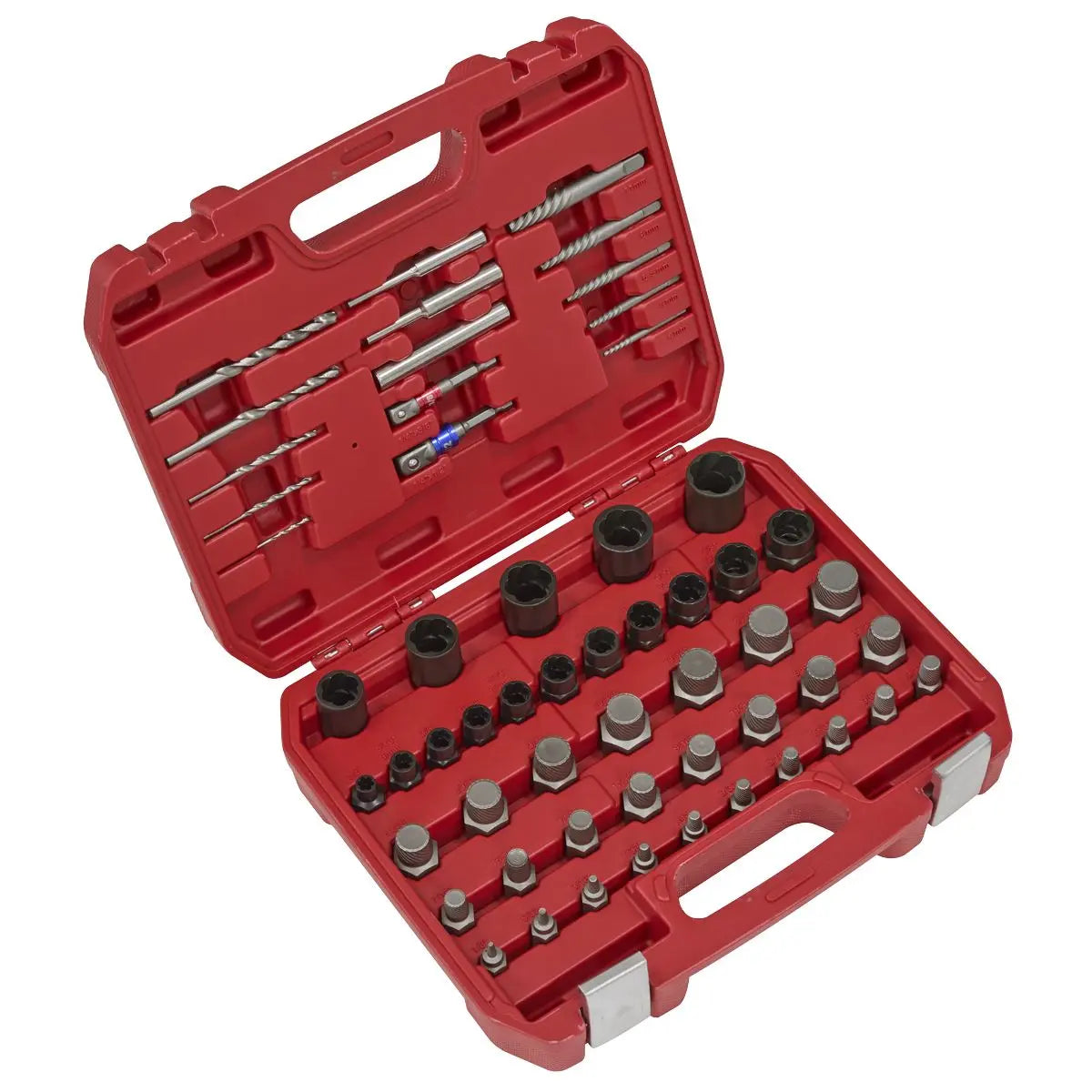Sealey Master Nut, Bolt & Screw Extractor Set 56pc  White Rose Tools