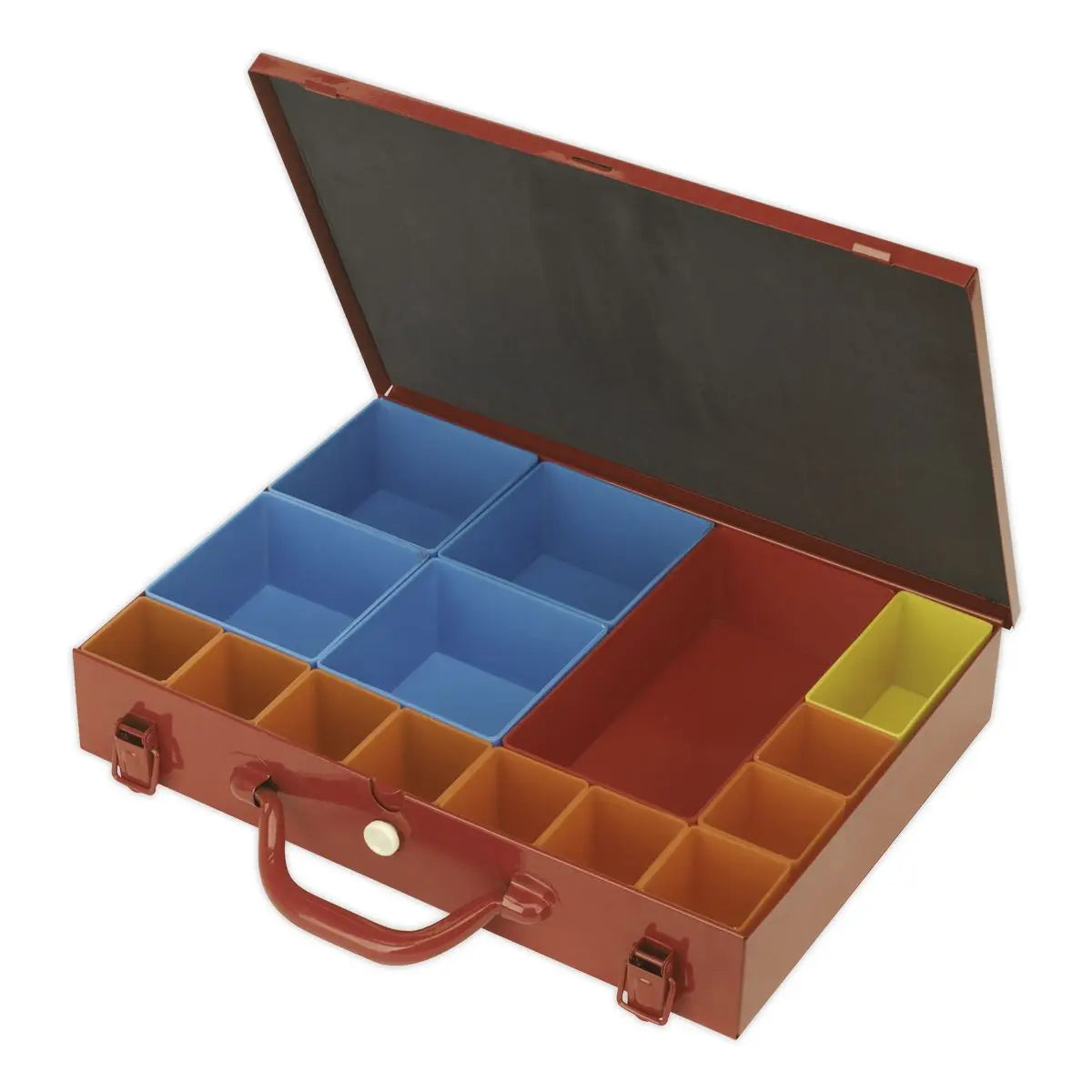 Sealey Metal Case with 15 Storage Bins 