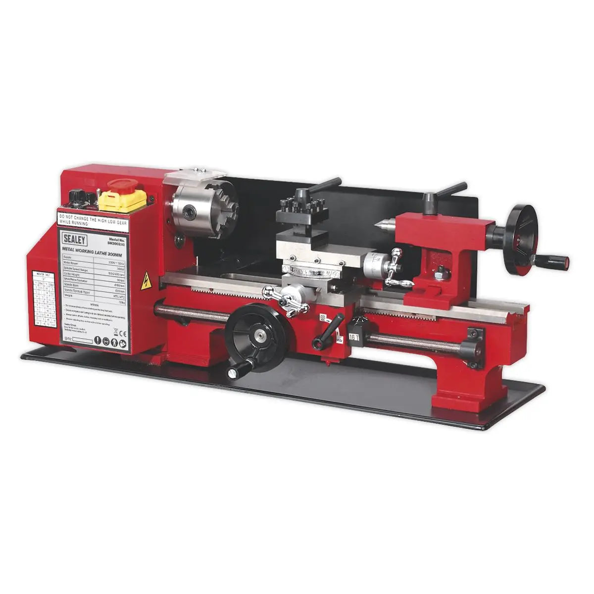 Sealey Metalworking Lathe 300mm Between Centres 