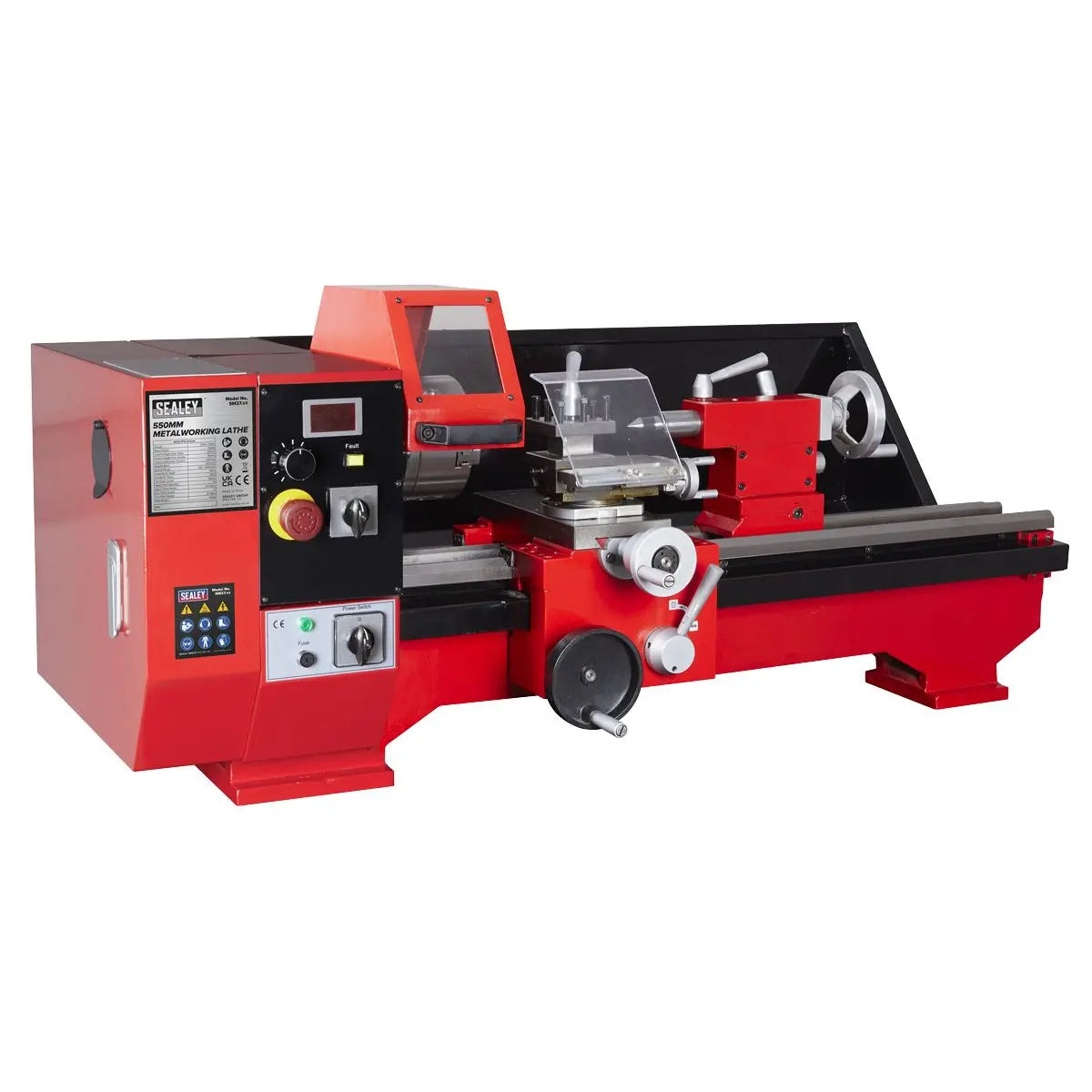 Sealey Metalworking Lathe 550mm Between Centres  White Rose Tools