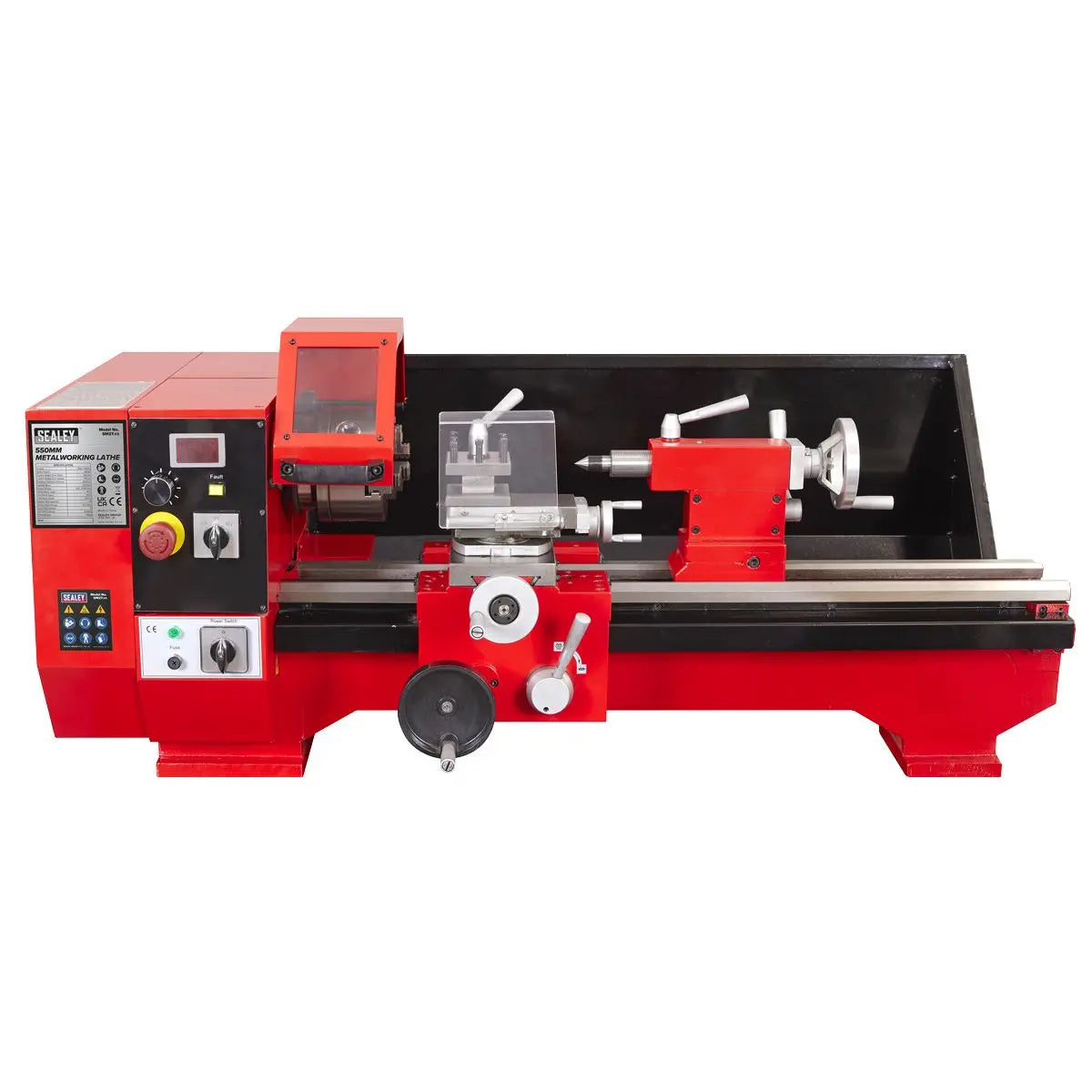 Sealey Metalworking Lathe 550mm Between Centres  White Rose Tools