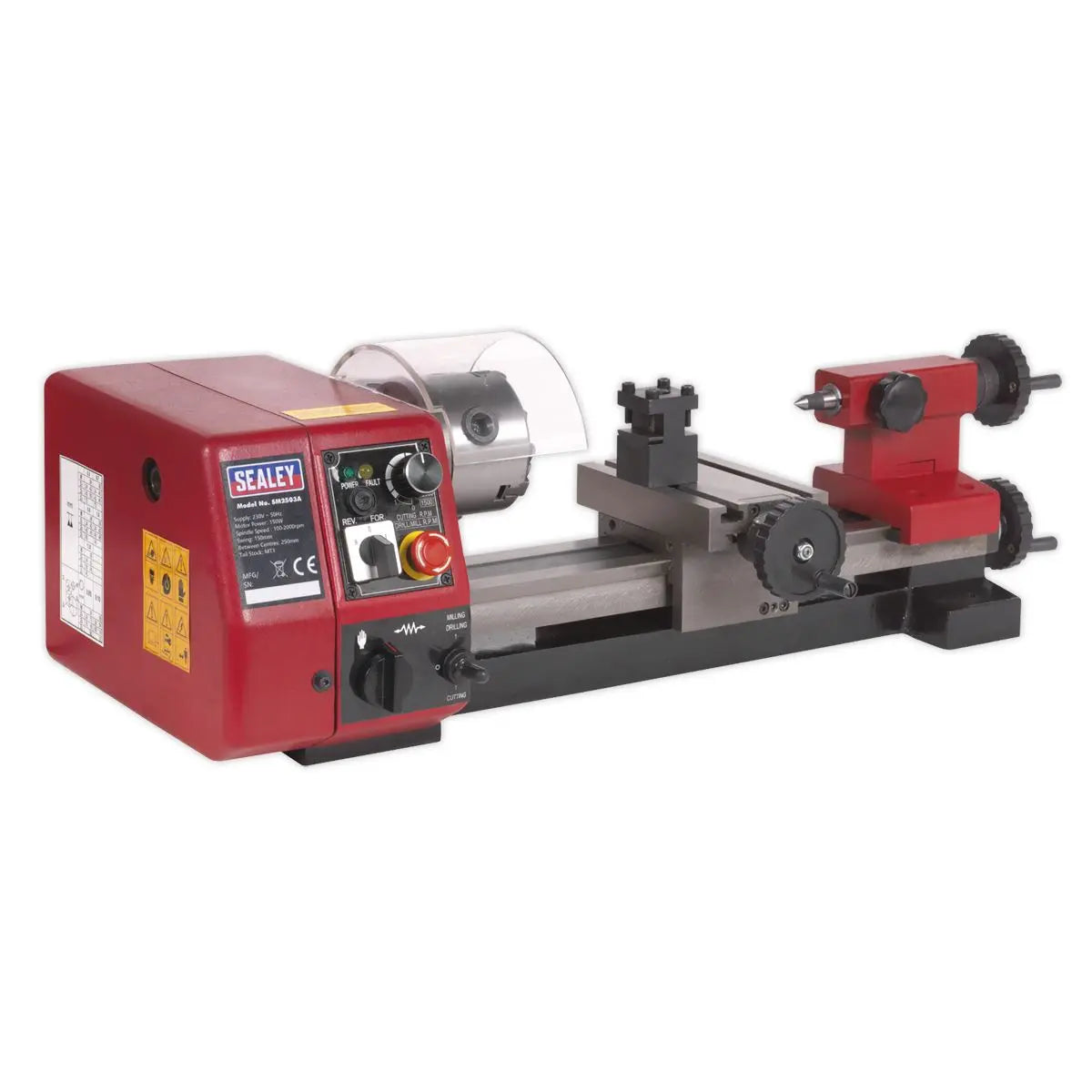 Sealey Metalworking Mini Lathe 250mm 