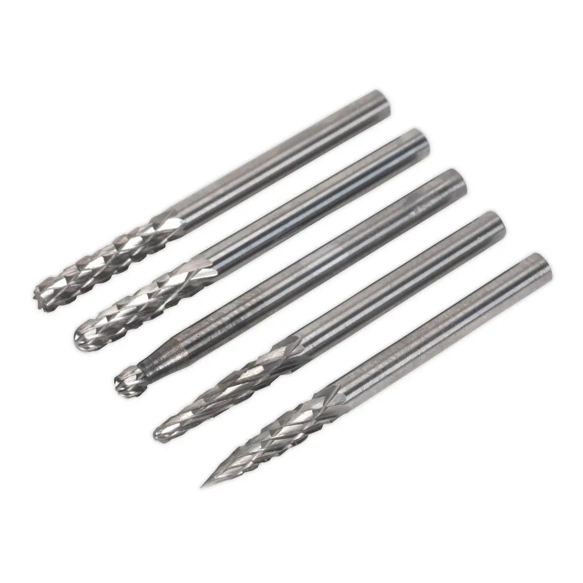 Sealey Micro Carbide Burr Set 5pc 