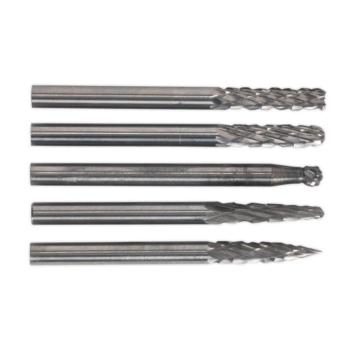 Sealey Micro Carbide Burr Set 5pc 