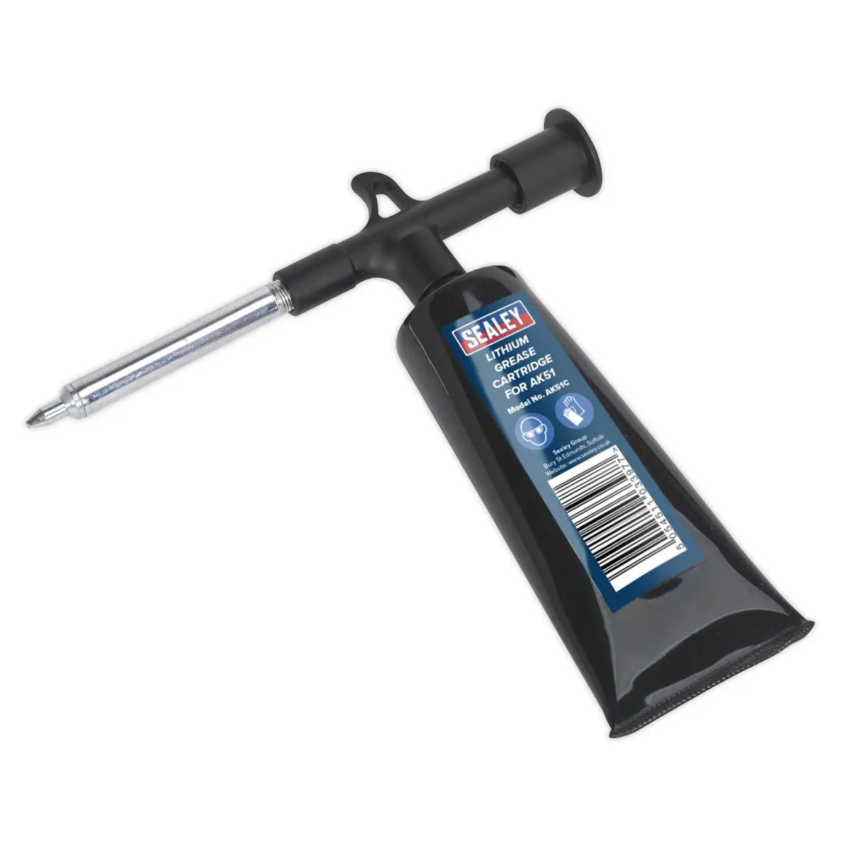 Sealey Mini Grease Applicator Gun with 100g Lithium Grease Cartridge 