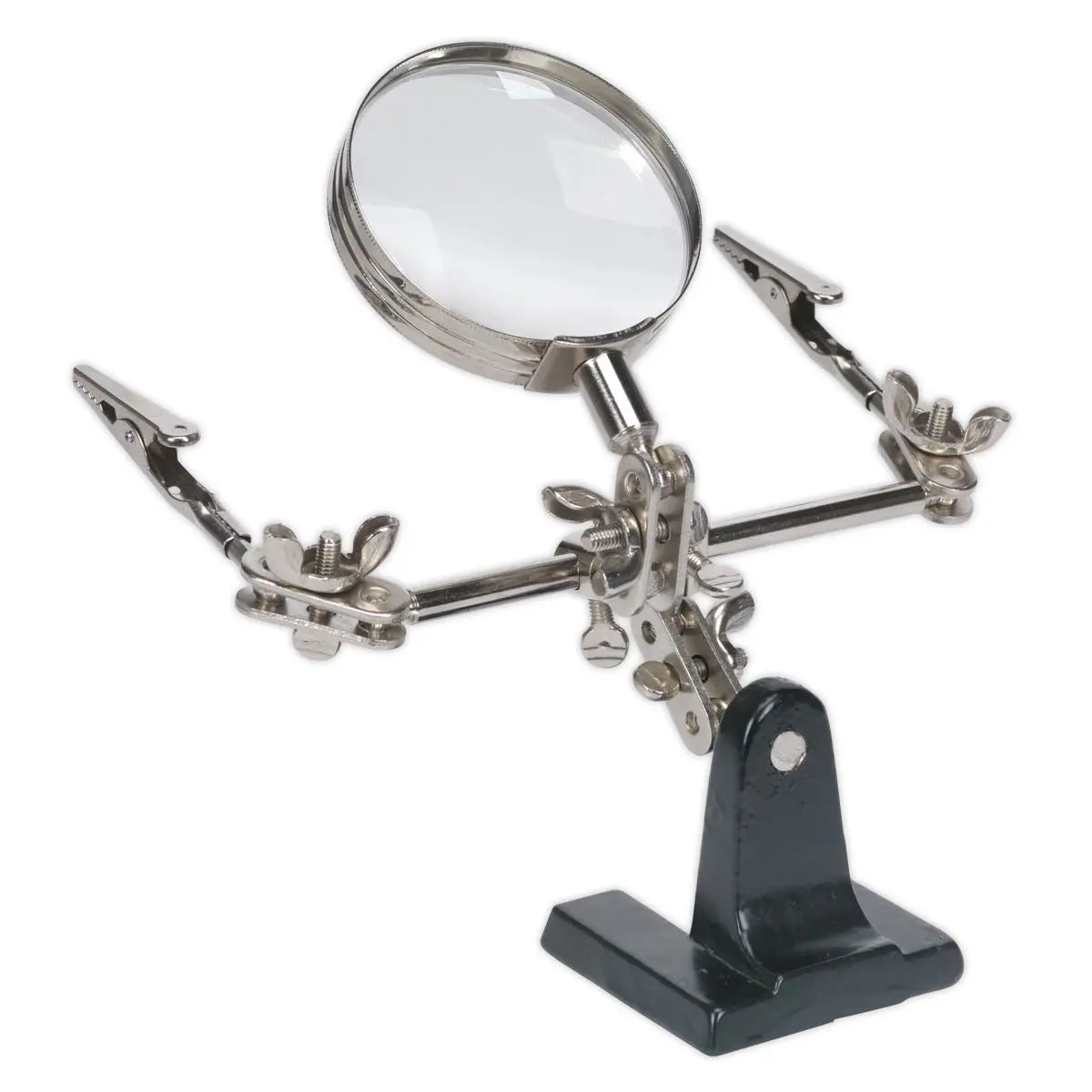 Sealey Mini Robot Soldering Stand with Magnifier 