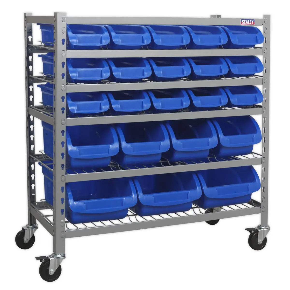 Sealey Mobile Bin Storage System 22 Bins 