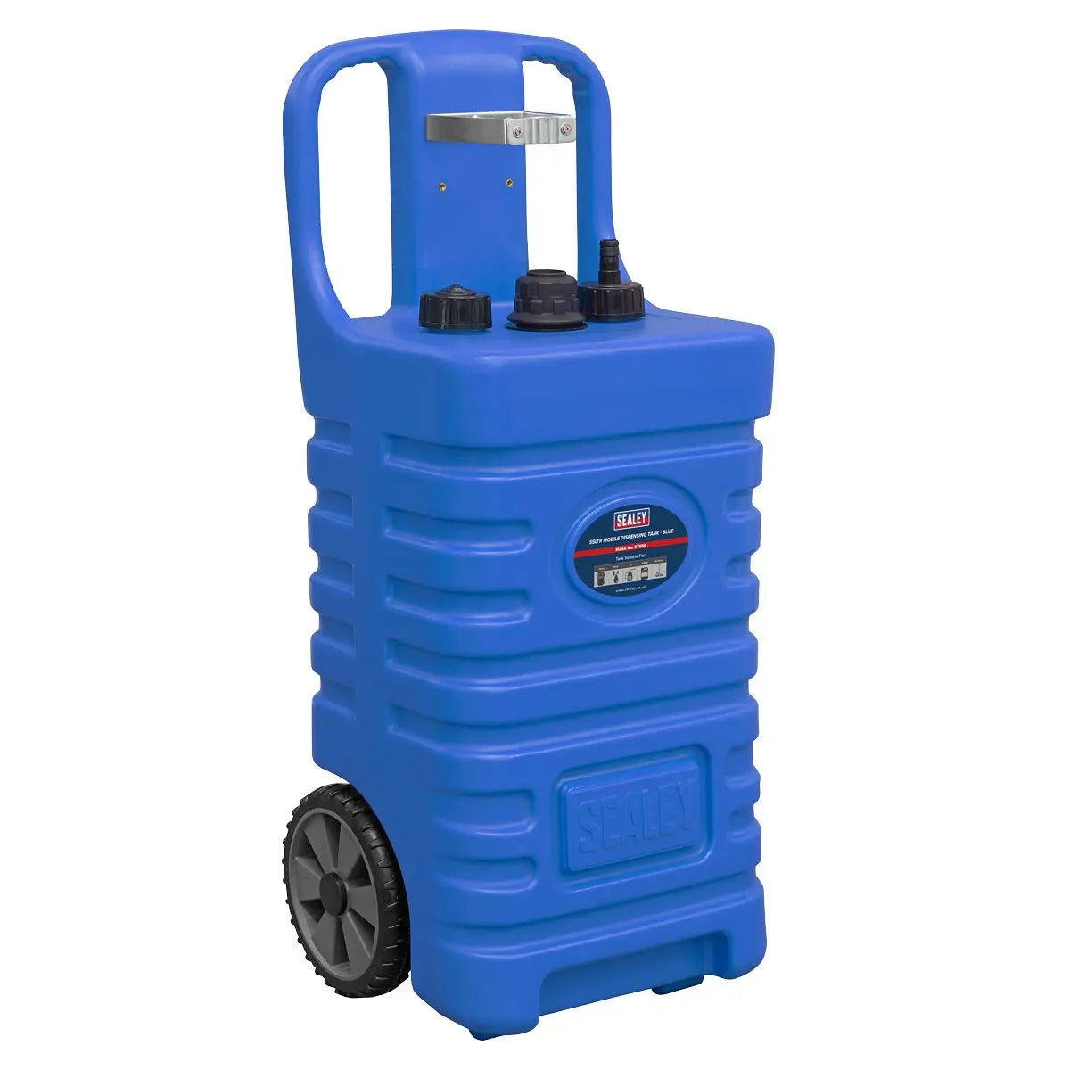 Sealey Mobile Dispensing Tank - Blue 55ltr  White Rose Tools