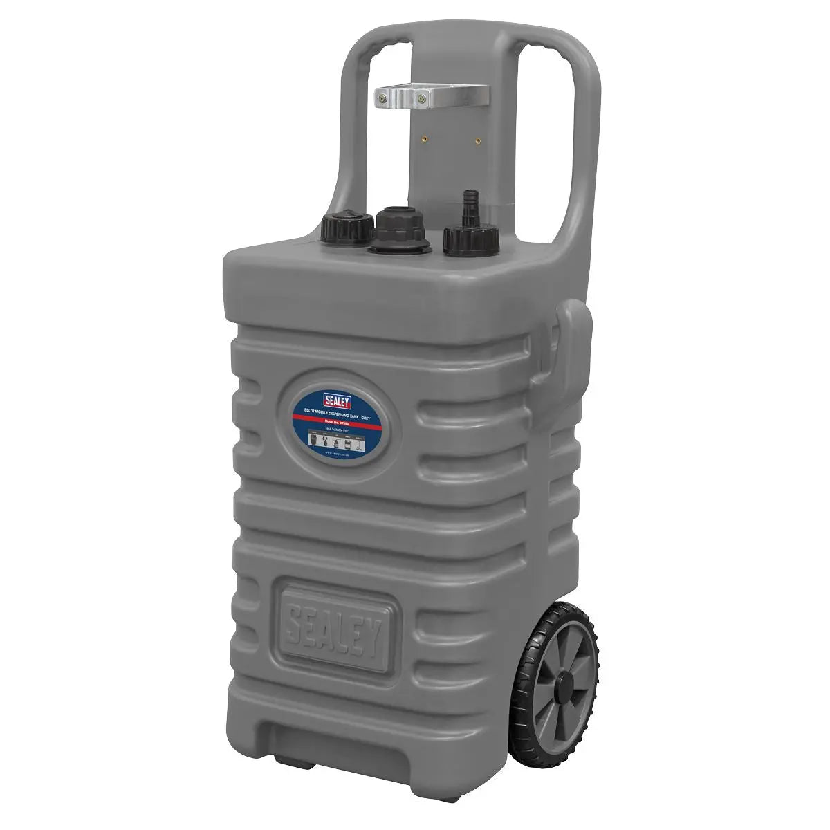 Sealey Mobile Dispensing Tank - Grey 55ltr  White Rose Tools