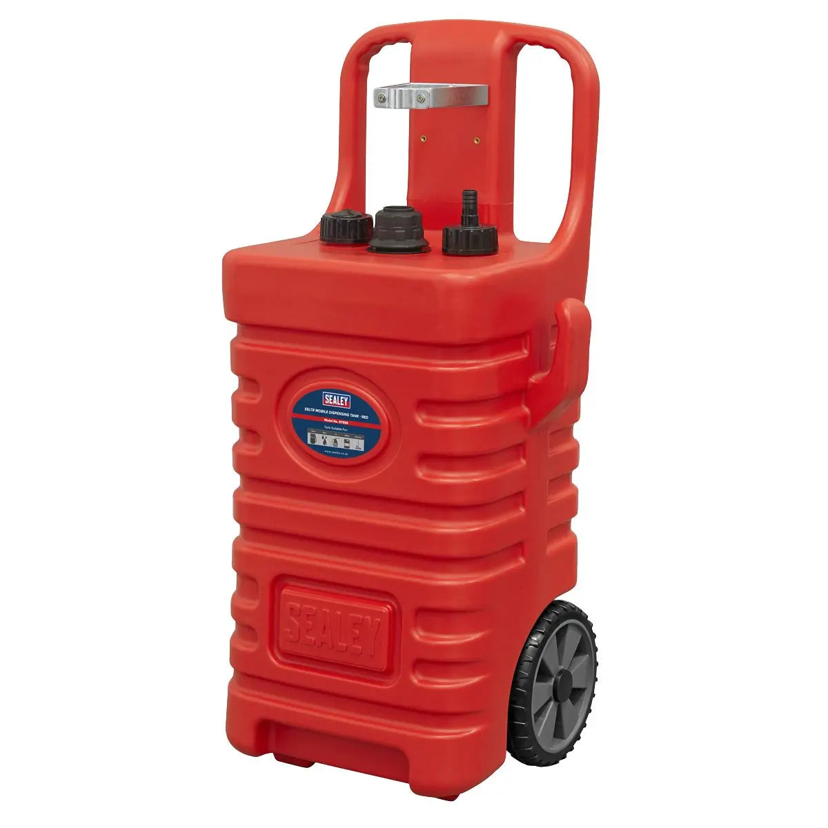 Sealey Mobile Dispensing Tank - Red 55ltr  White Rose Tools