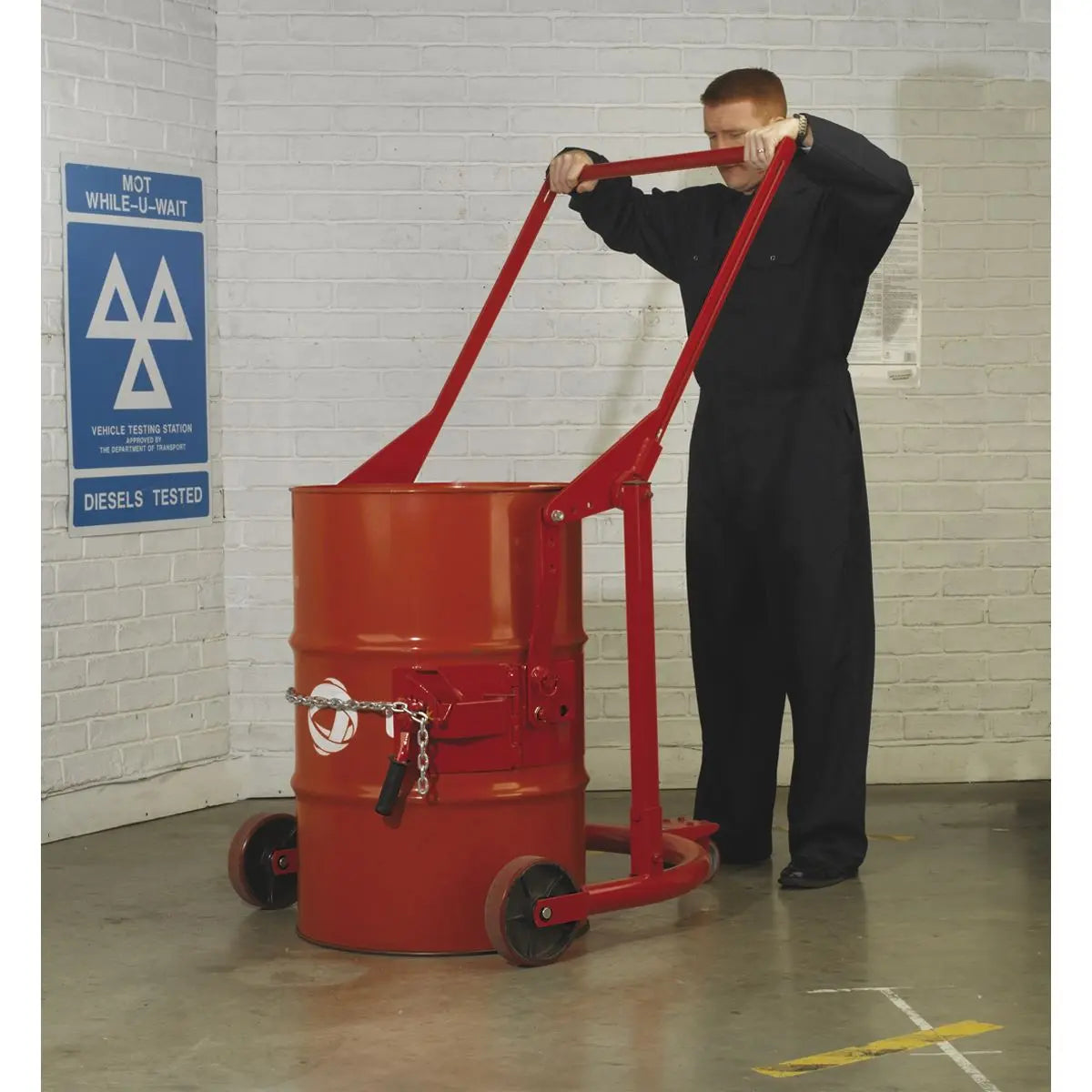 Sealey Mobile Drum Handler 205L 