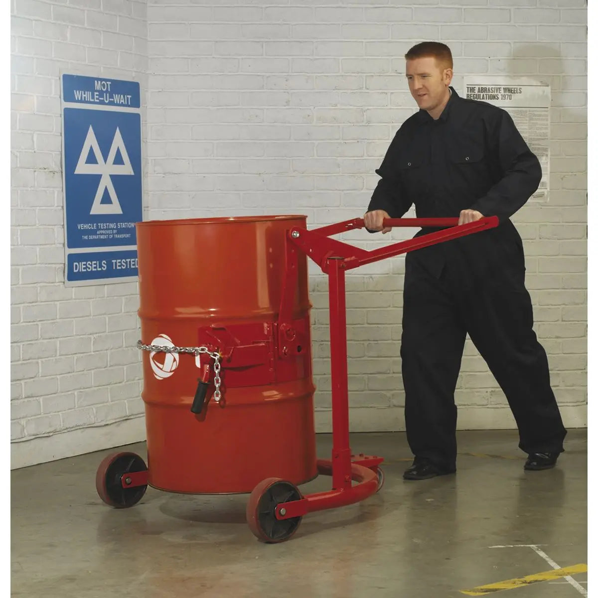 Sealey Mobile Drum Handler 205L 