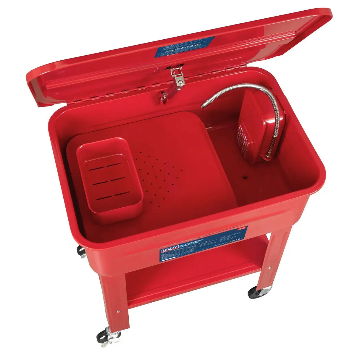 Sealey Mobile Parts Cleaning Tank 50L 