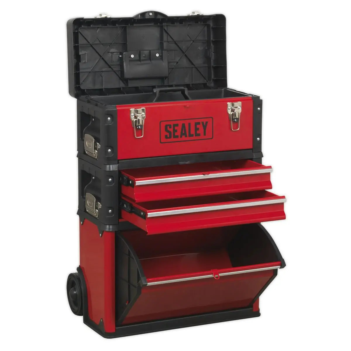 Sealey Mobile Steel/Composite Toolbox - 3 Compartment 