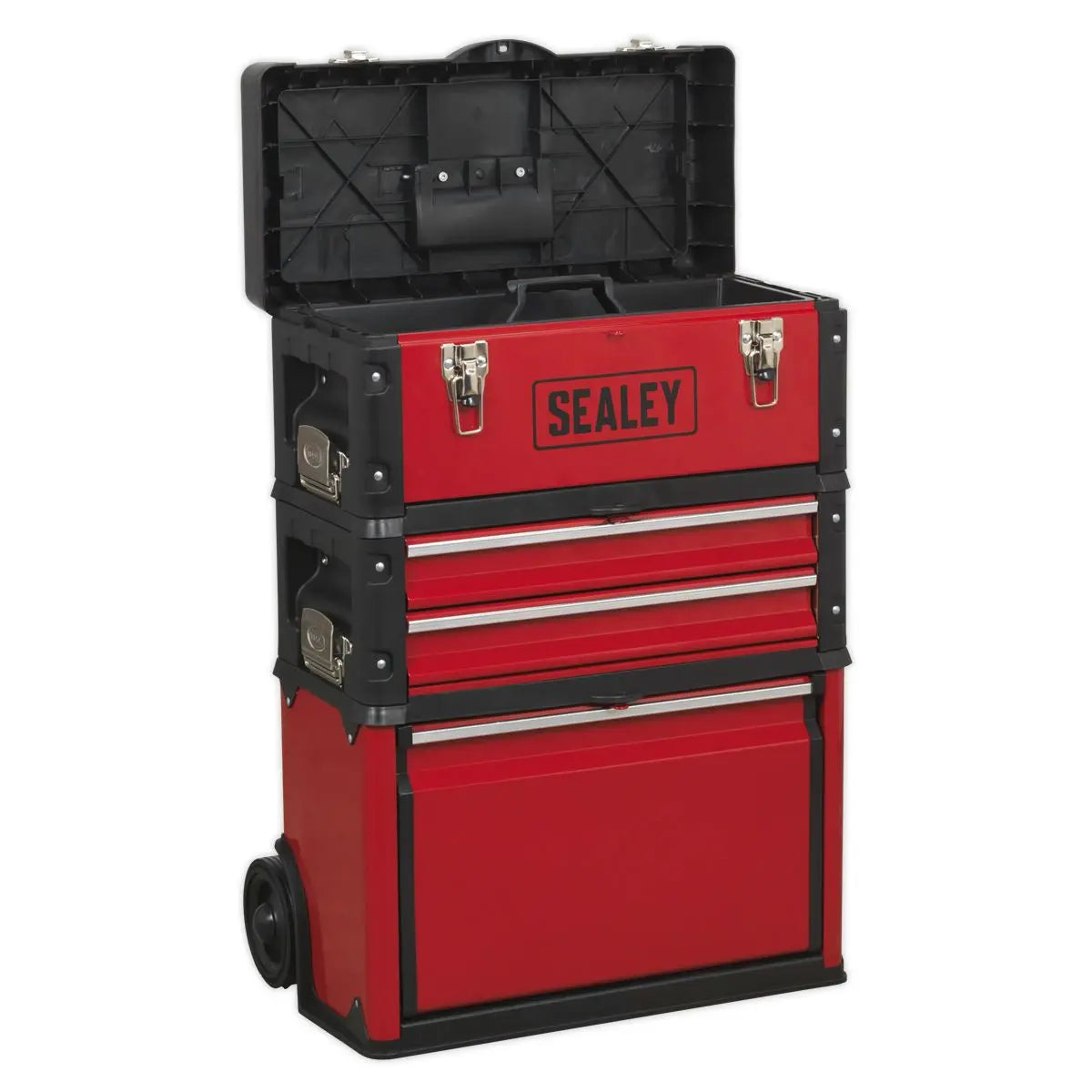 Sealey Mobile Steel/Composite Toolbox - 3 Compartment 