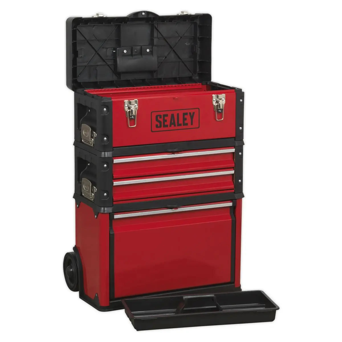 Sealey Mobile Steel/Composite Toolbox - 3 Compartment 