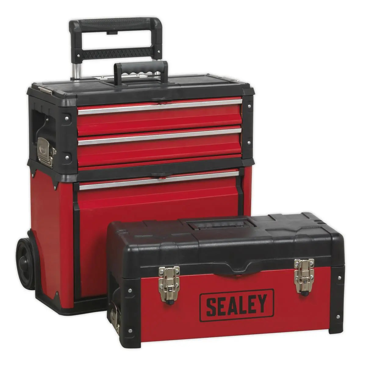 Sealey Mobile Steel/Composite Toolbox - 3 Compartment 