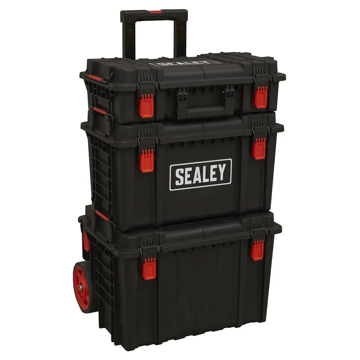 Sealey Mobile Storage System Set 3pc Heavy-Duty  White Rose Tools