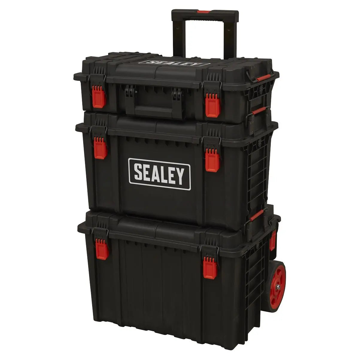 Sealey Mobile Storage System Set 3pc Heavy-Duty  White Rose Tools
