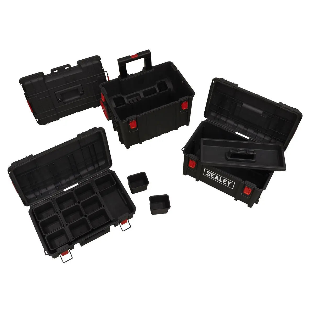 Sealey Mobile Storage System Set 3pc Heavy-Duty  White Rose Tools