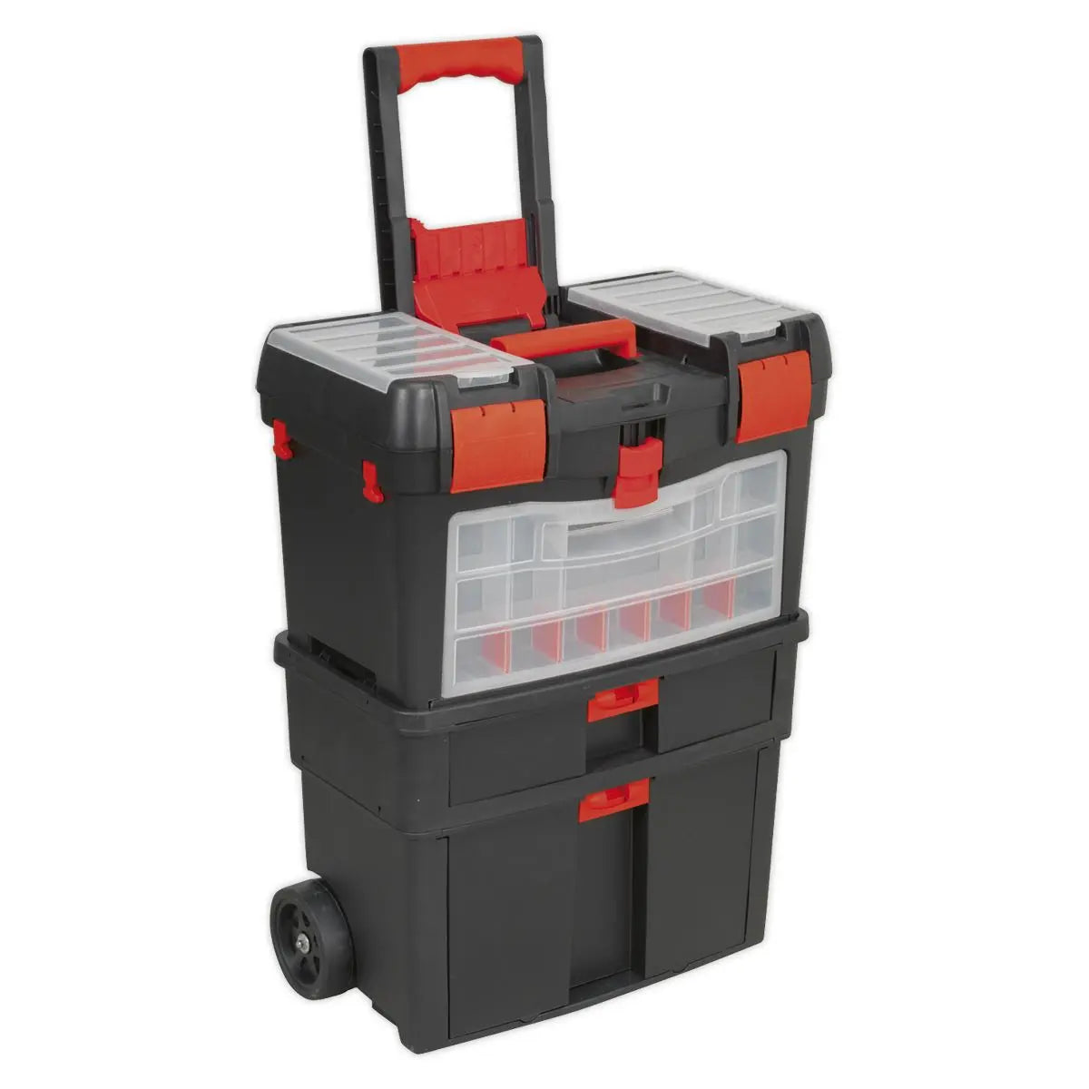 Sealey Mobile Toolbox with Tote Tray & Removable Assortment Box 