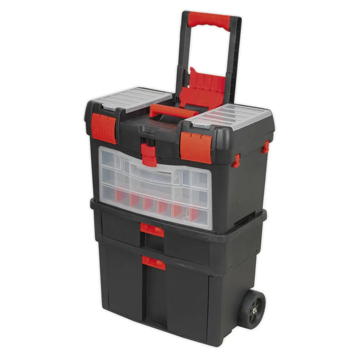 Sealey Mobile Toolbox with Tote Tray & Removable Assortment Box 