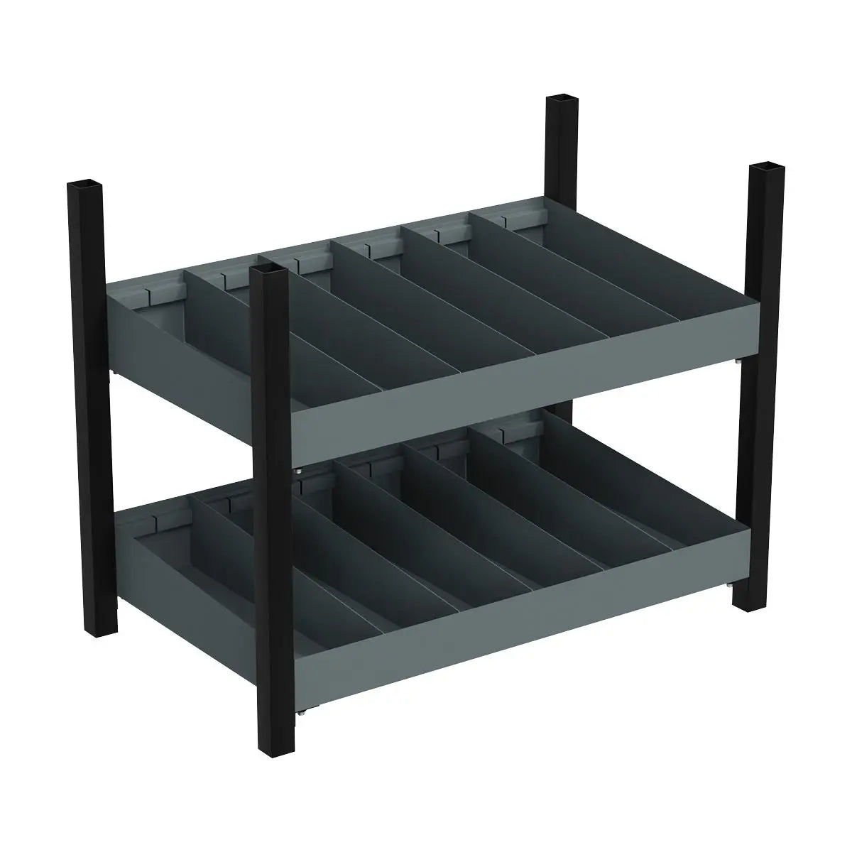 Sealey Modular Racking Mid Unit 2 Compartment Shelve 580mm  White Rose Tools