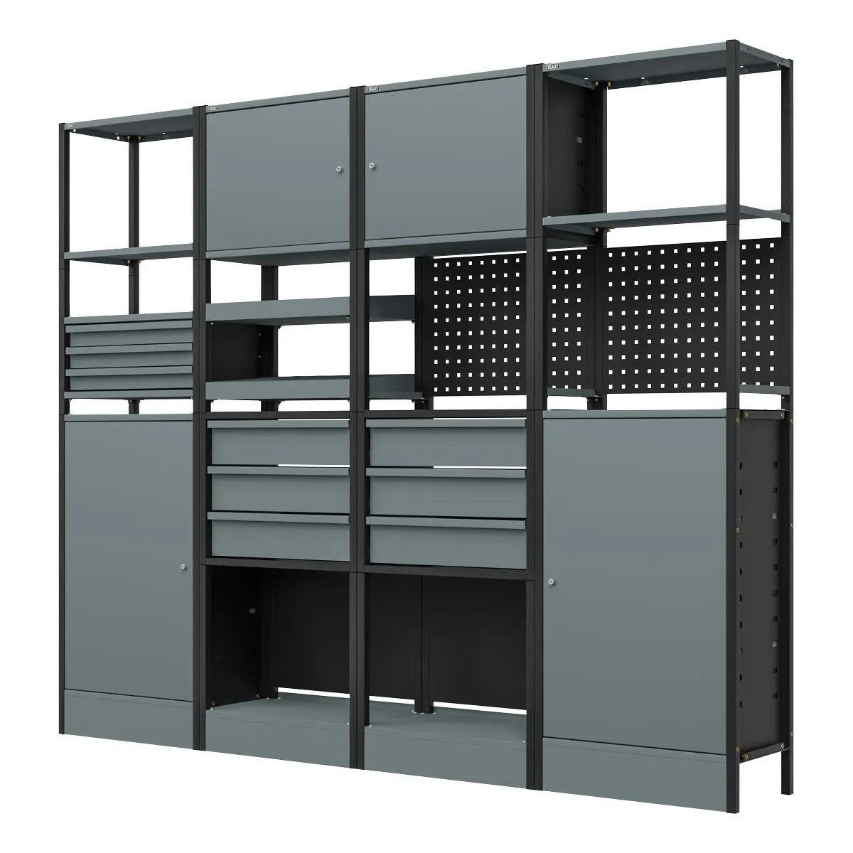 Sealey Modular Racking System Combo 2.32m  White Rose Tools