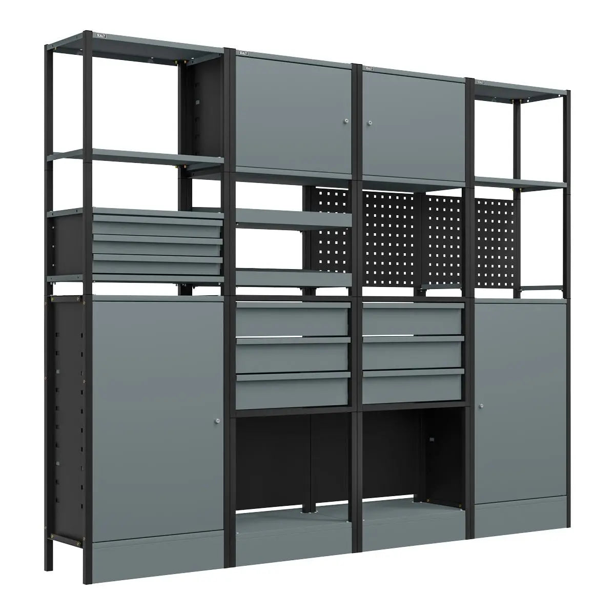 Sealey Modular Racking System Combo 2.32m  White Rose Tools