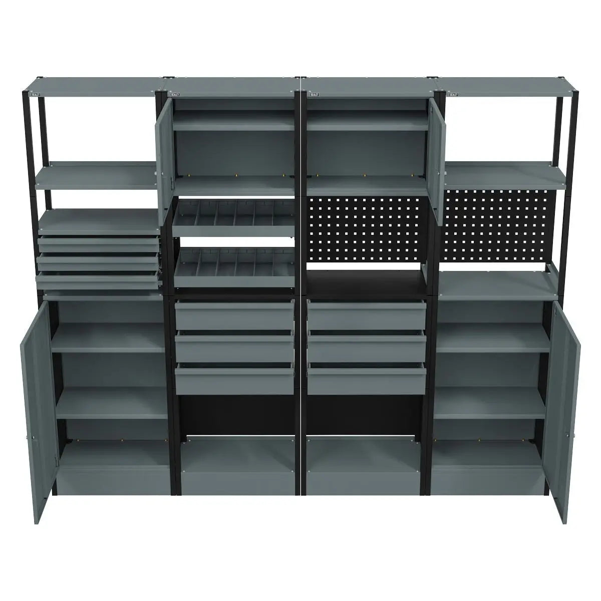 Sealey Modular Racking System Combo 2.32m  White Rose Tools