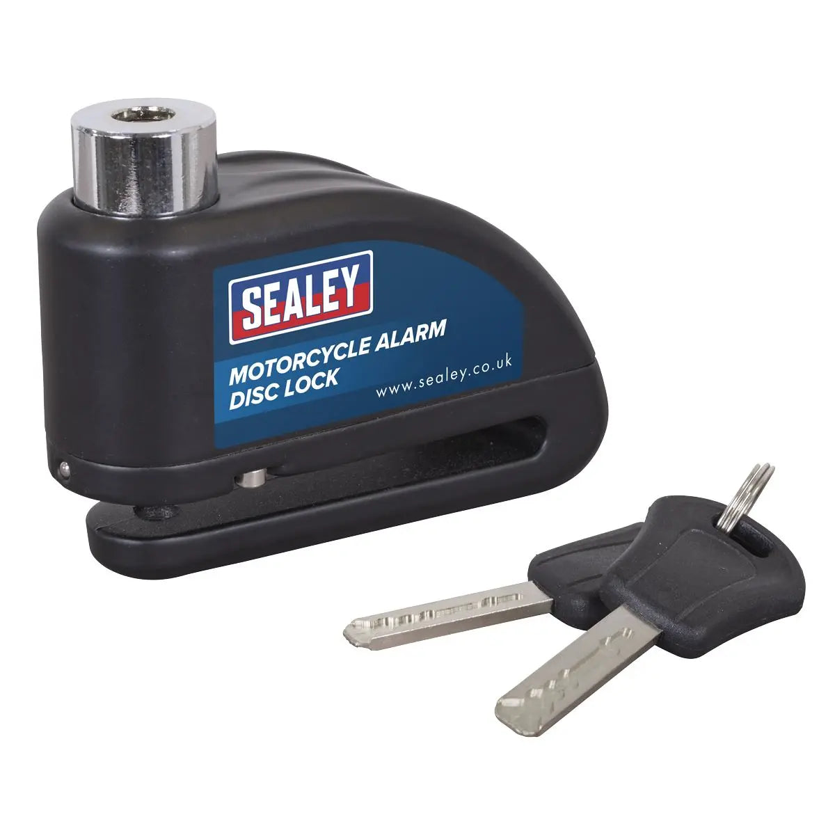 Sealey Motorcycle Alarm Disc Lock  White Rose Tools