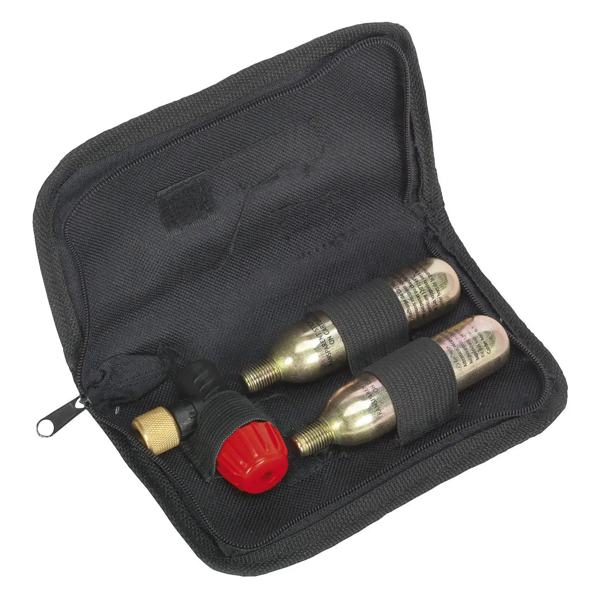 Sealey Motorcycle CO2 Emergency Tyre Inflator Kit 